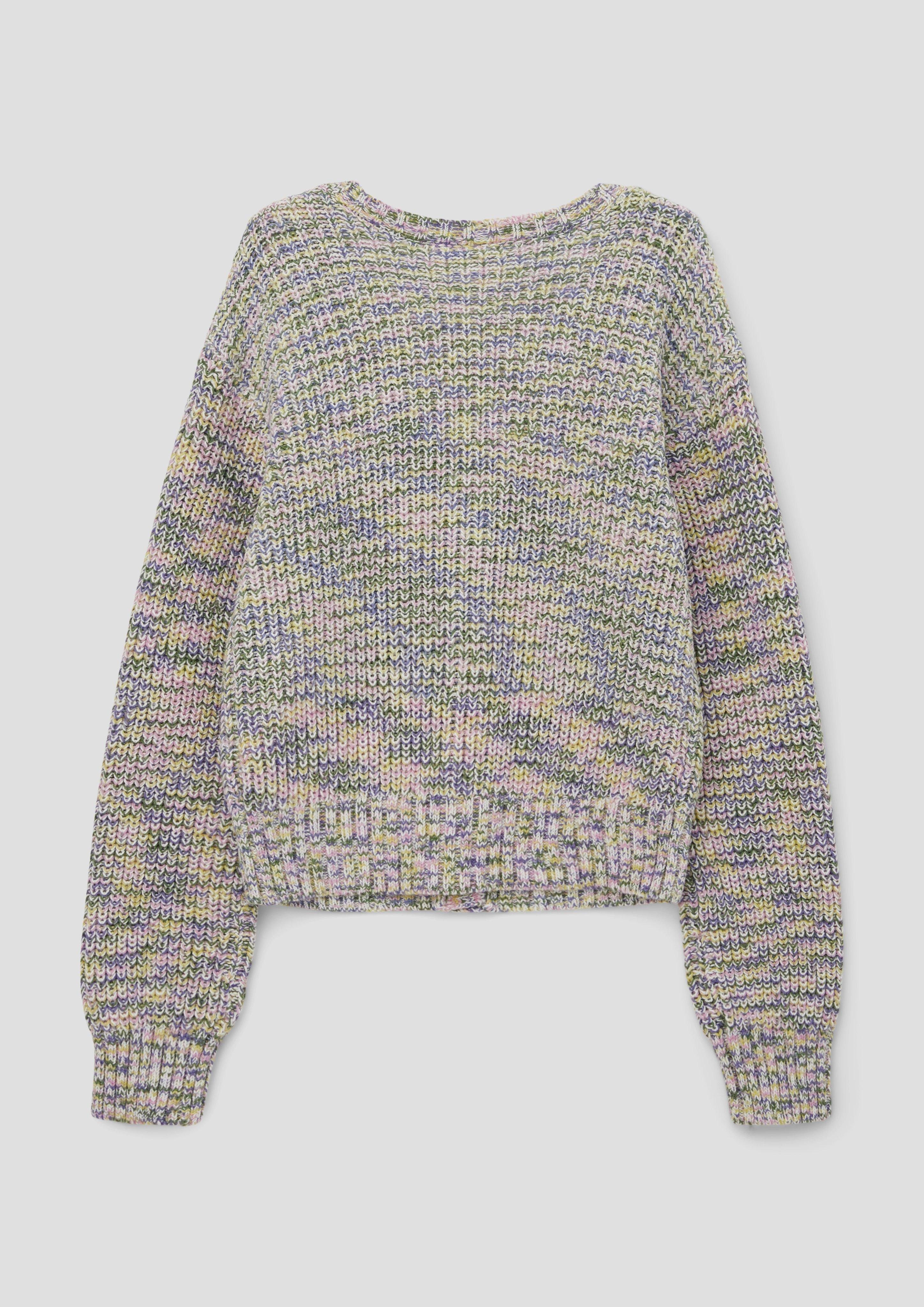 s.Oliver Strickjacke Strickjacke aus Baumwollmix