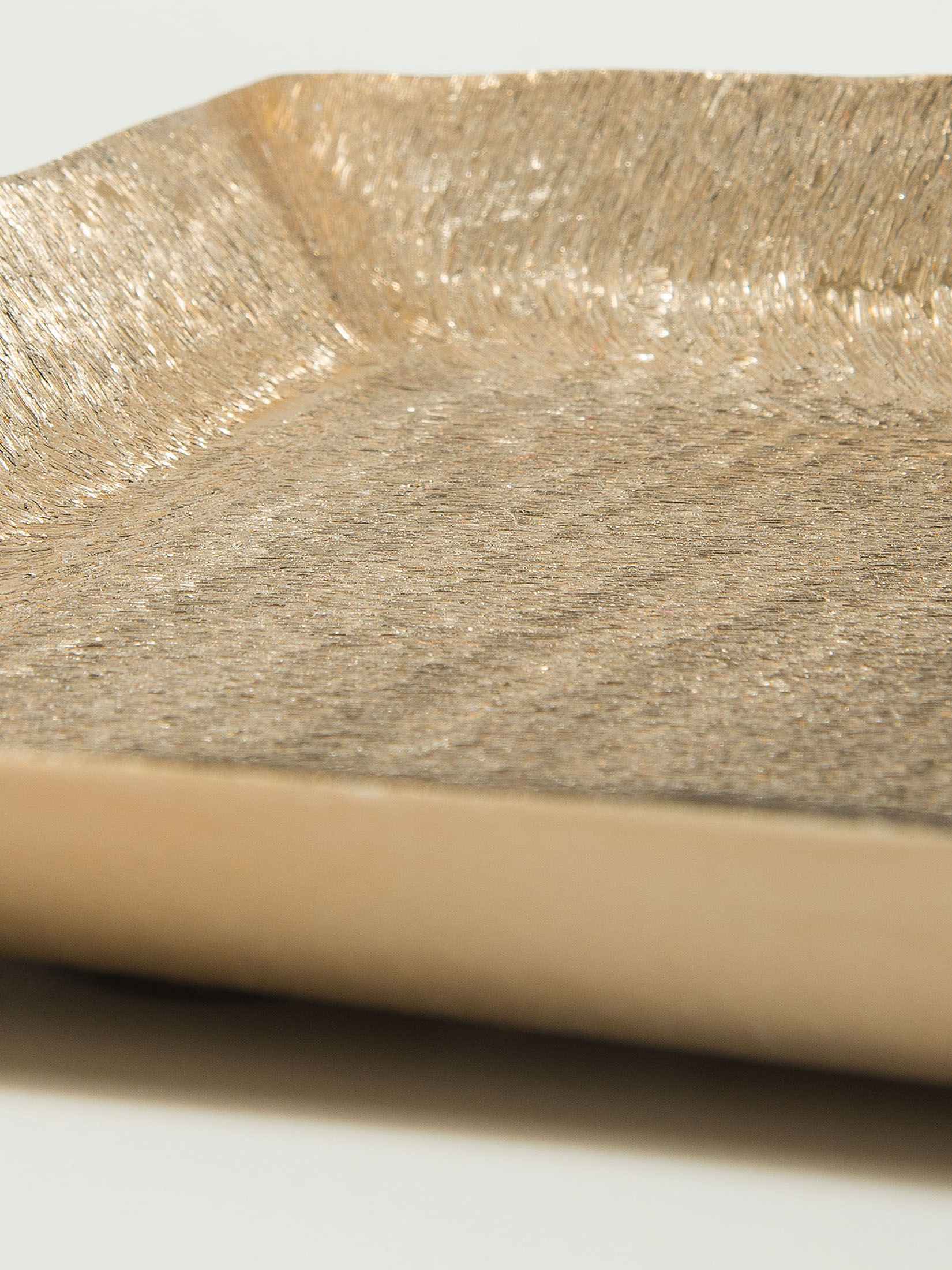 Gold Mink Finish Deko-Tablett, Gold
