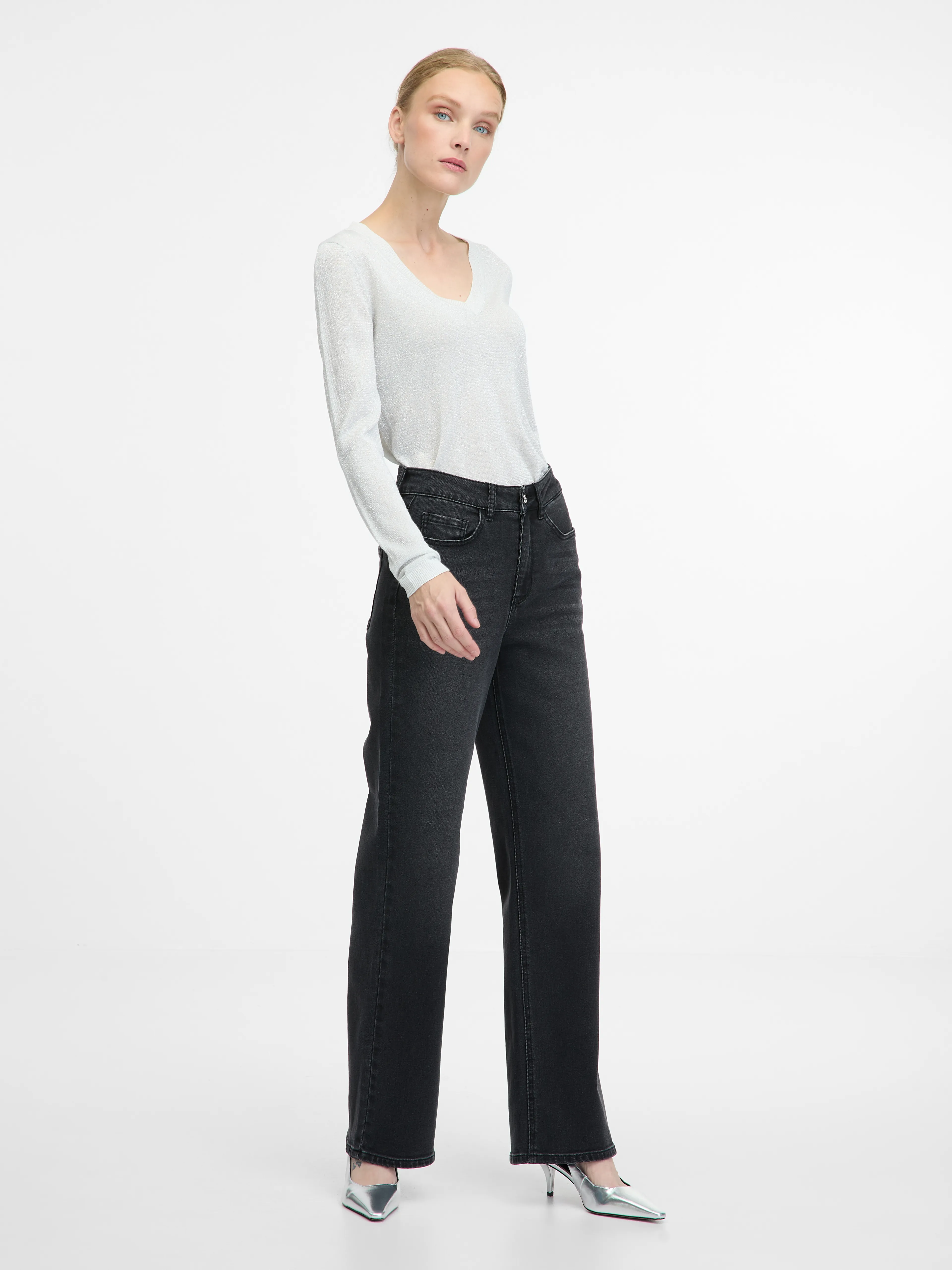 Cremefarbener Damenpullover ORSAY