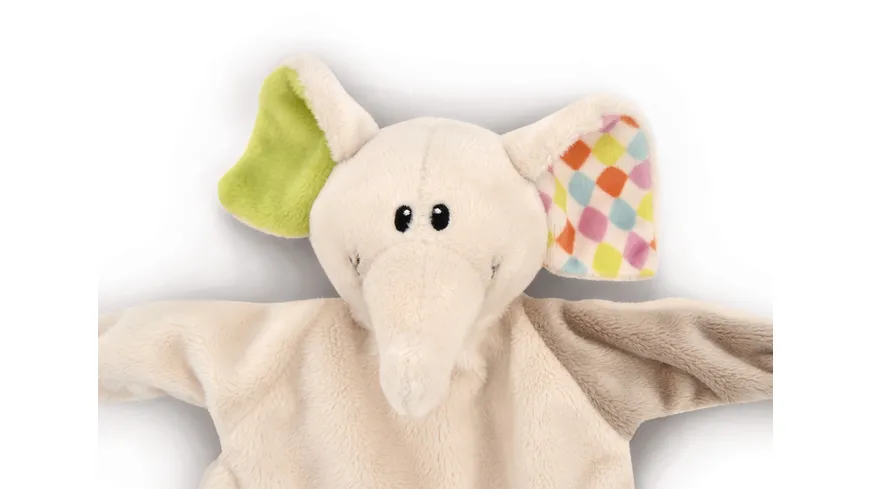 NICI Schmusetier Elefant Dundi und Schmusetuch in Geschenkverpackung