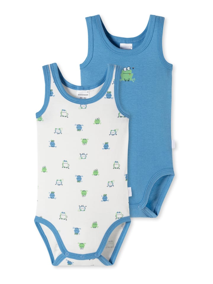 Schiesser Body Natural Love Organic Cotton in blau, weiß günstig kaufen