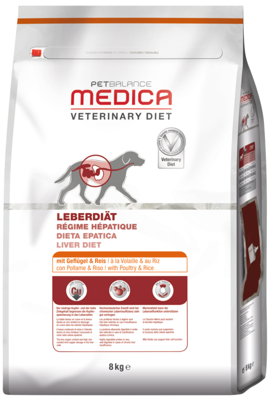 PetBalance Herz & Leber PetBalance Medica Leberdiät Geflügel & Reis 8 kg