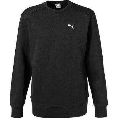 PUMA, Sweatshirt, Baumwolle, schwarz