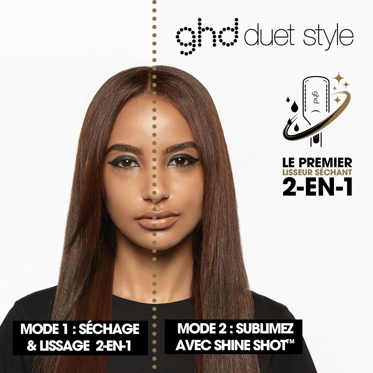 GHD Lisseur Séchant Duet Style Noir Lisseur 2-en-1