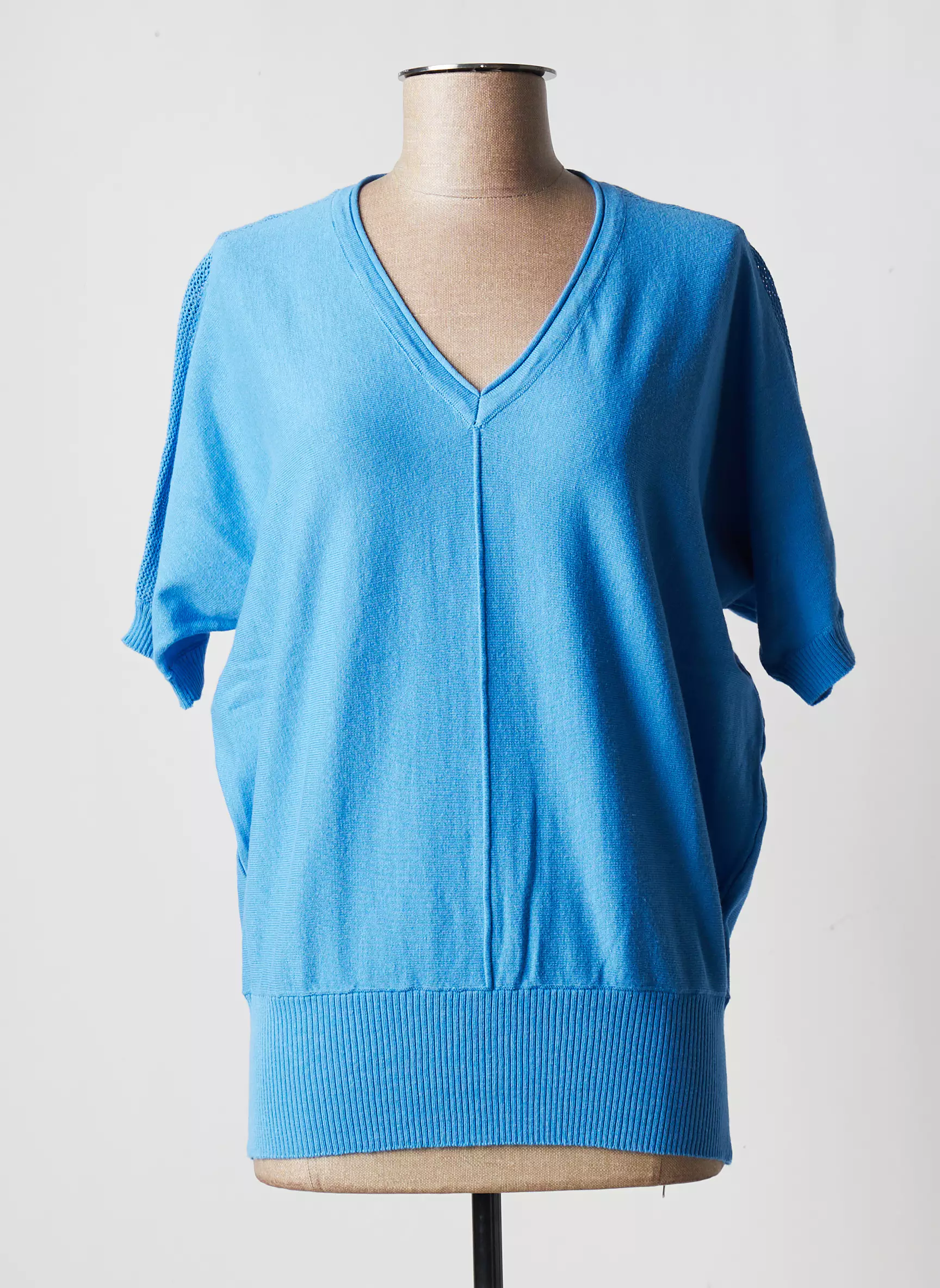 Marble Tops Femme couleur bleu
