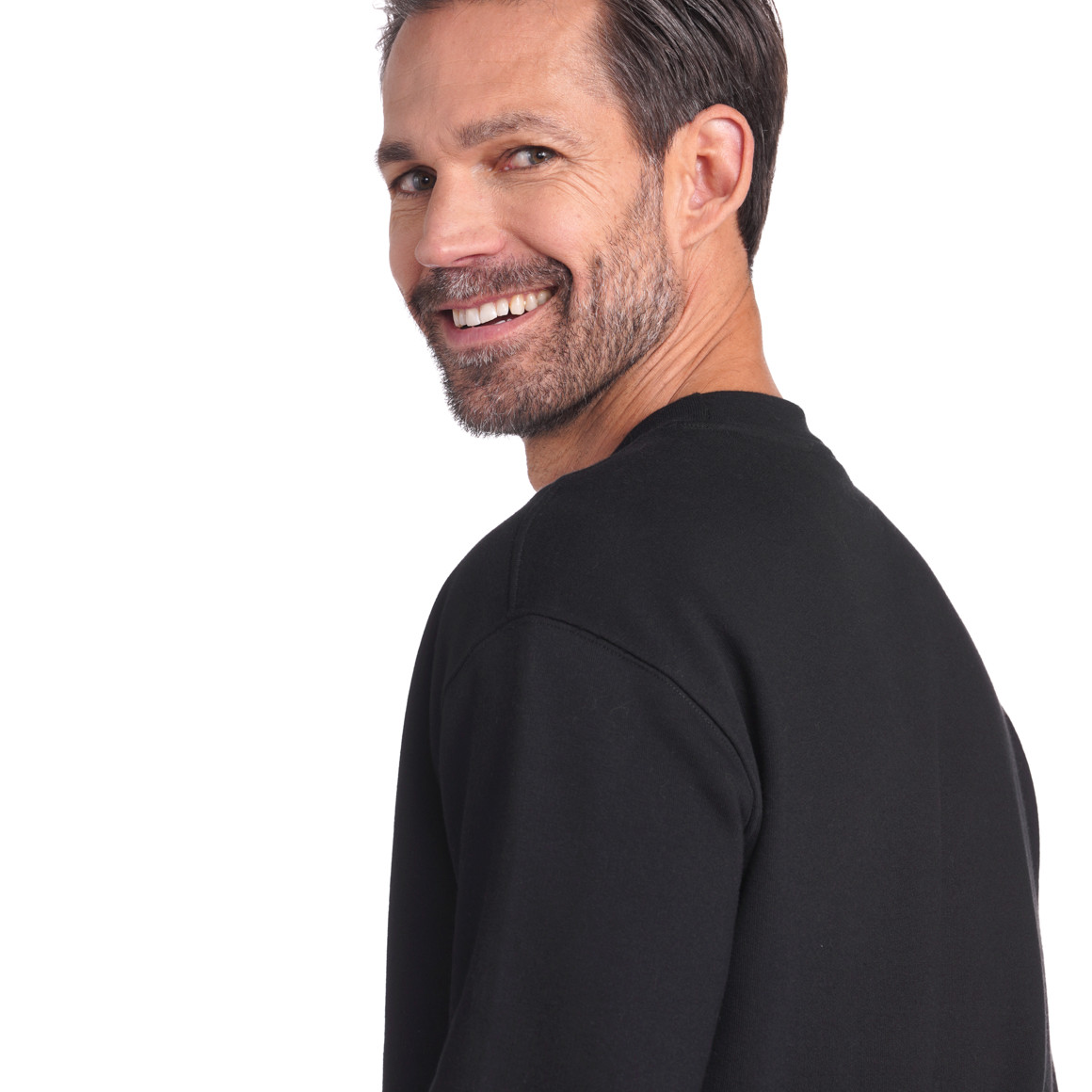 Herren Sweatshirt mit Rundhalsausschnitt