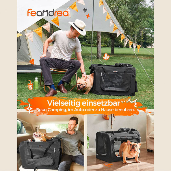 Hunde-Transportbox, faltbar