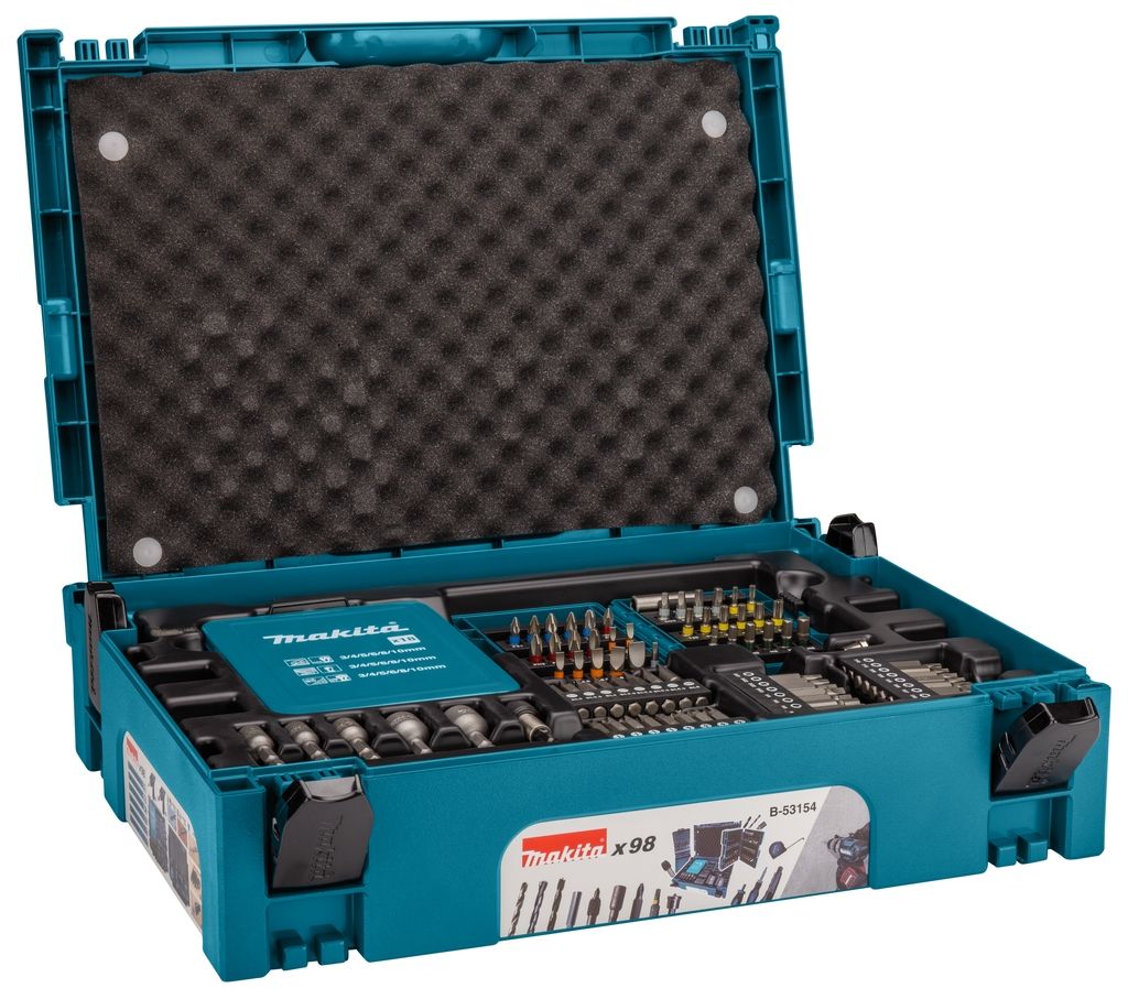 Accesorii Makita B-53154 Set burghie/șurubelniță 98 piese în Mbox1