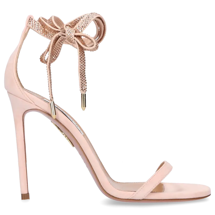 Aquazzura - Sandalen MON CHERIE 105 Kalbsleder - beige