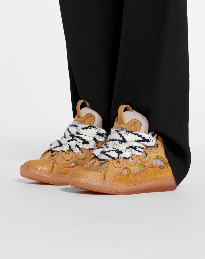 SNEAKERS CURB EN CUIR