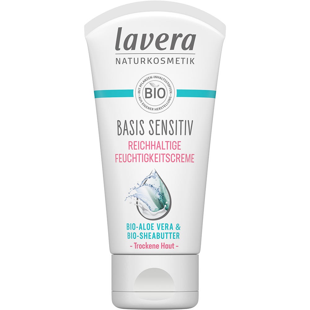 Lavera Basis Sensitiv Reichhaltige Feuchtigkeitscreme 50 ml