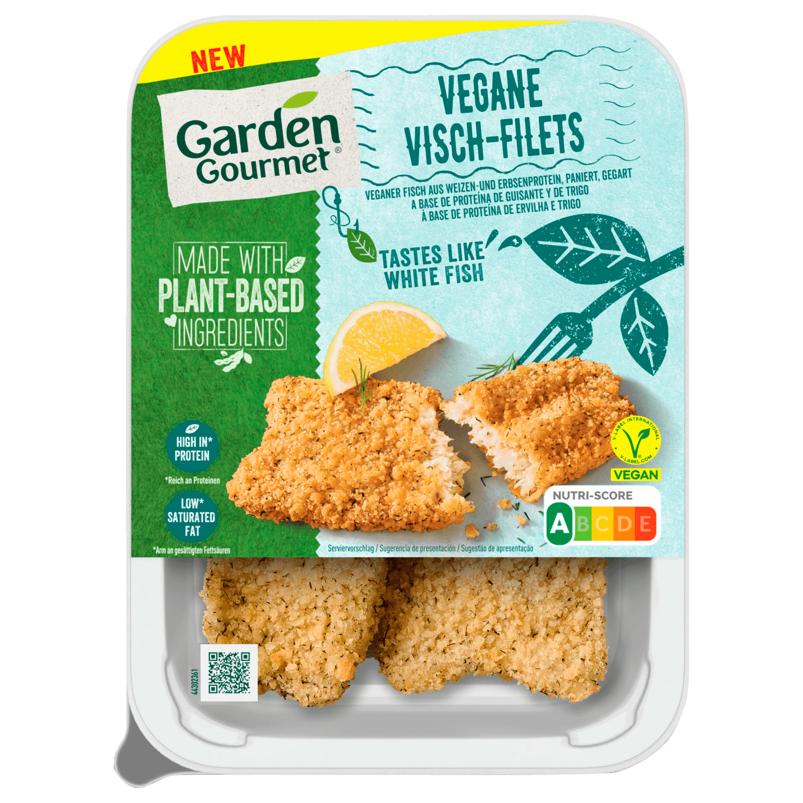 Garden Gourmet vegane Vish-Filets 180g