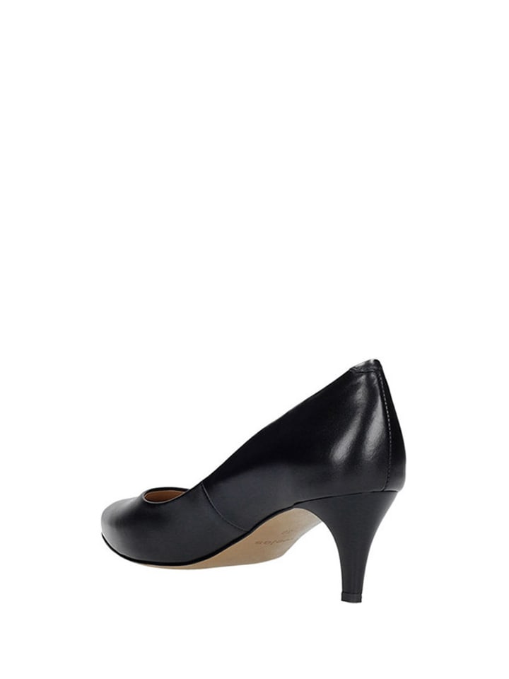 Wojas Leder-Pumps in Schwarz günstig kaufen