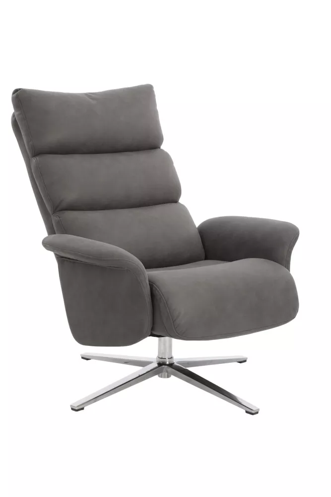 Happy Home Happy Home moderner Relaxsessel mit Drehfunktion Bürosessel, grau