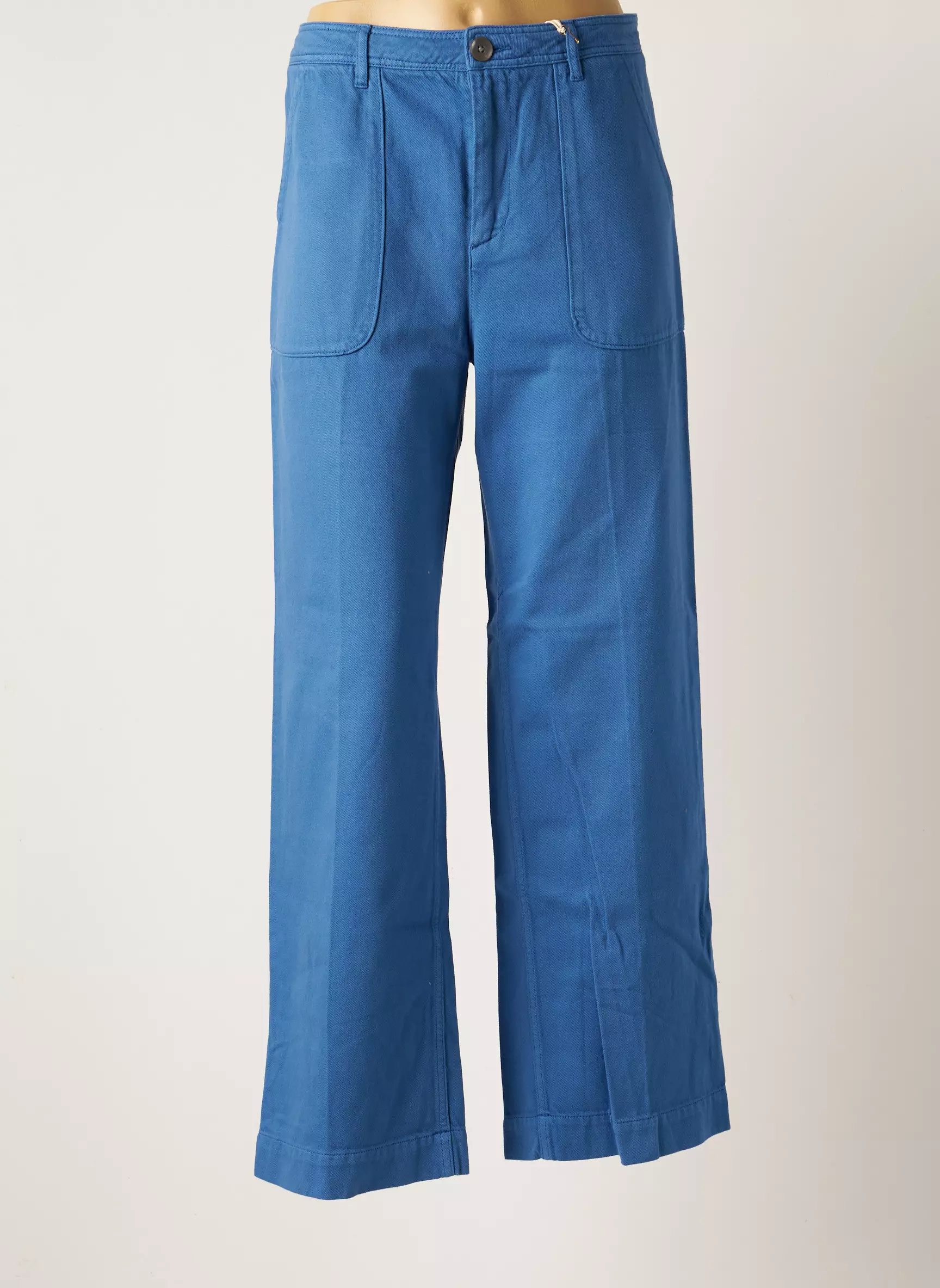Lab Dip Paris Pantalons Larges Femme couleur bleu