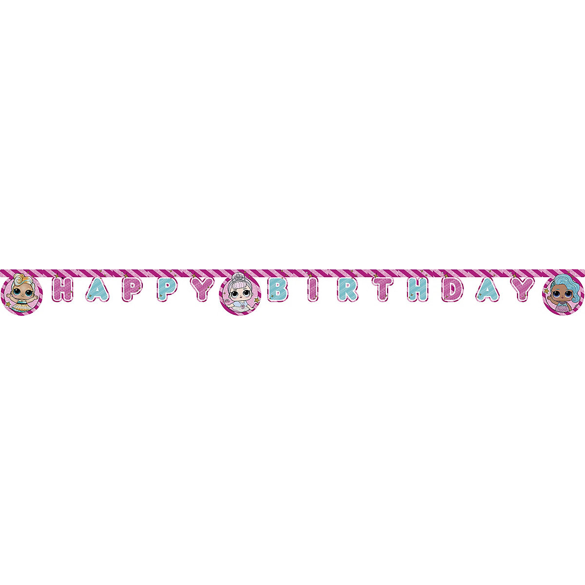 Happy Birthday Girlande L.O.L. Surprise!, 2 m