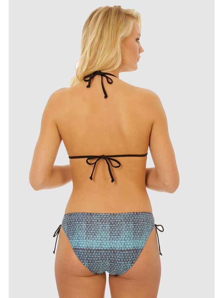 BECO the world of aquasports Bikinii BEactive Side Tie Triangle Bikini in türkis-schwarz günstig kaufen