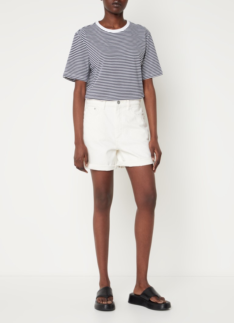 Pantaloncini in denim a vita alta e taglio dritto ARMEDANGELS Sheaari