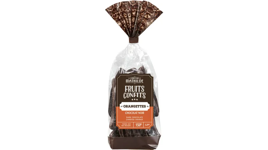 Le Comptoir de Mathilde Schoko kandierte Orangen 150 g