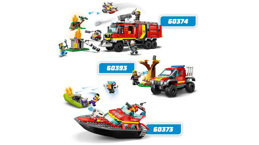 LEGO City 60374 Einsatzleitwagen der Feuerwehr
