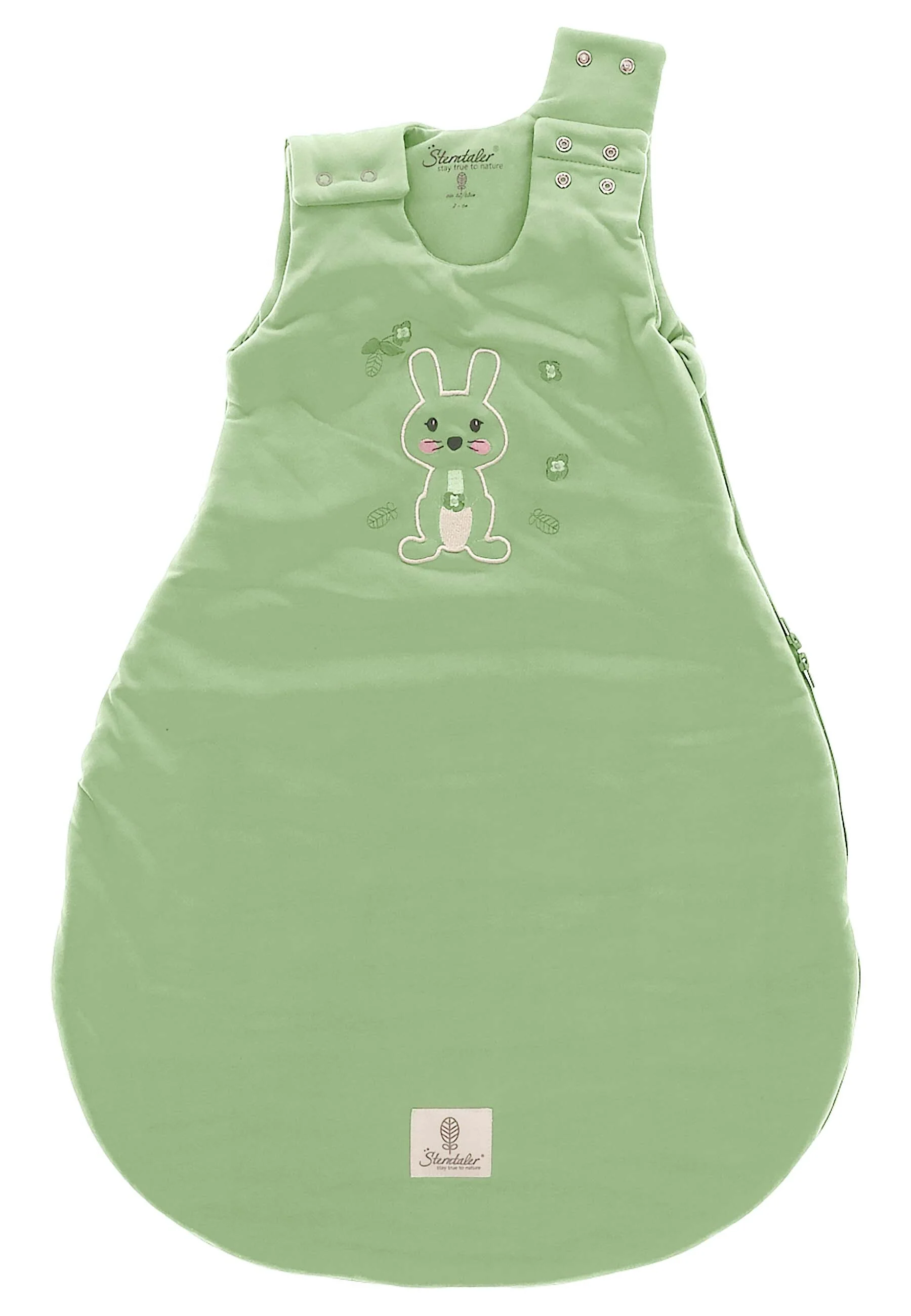 Baby-Schlafsack 50/56 Hase Kinni in Grün 3,00 TOG