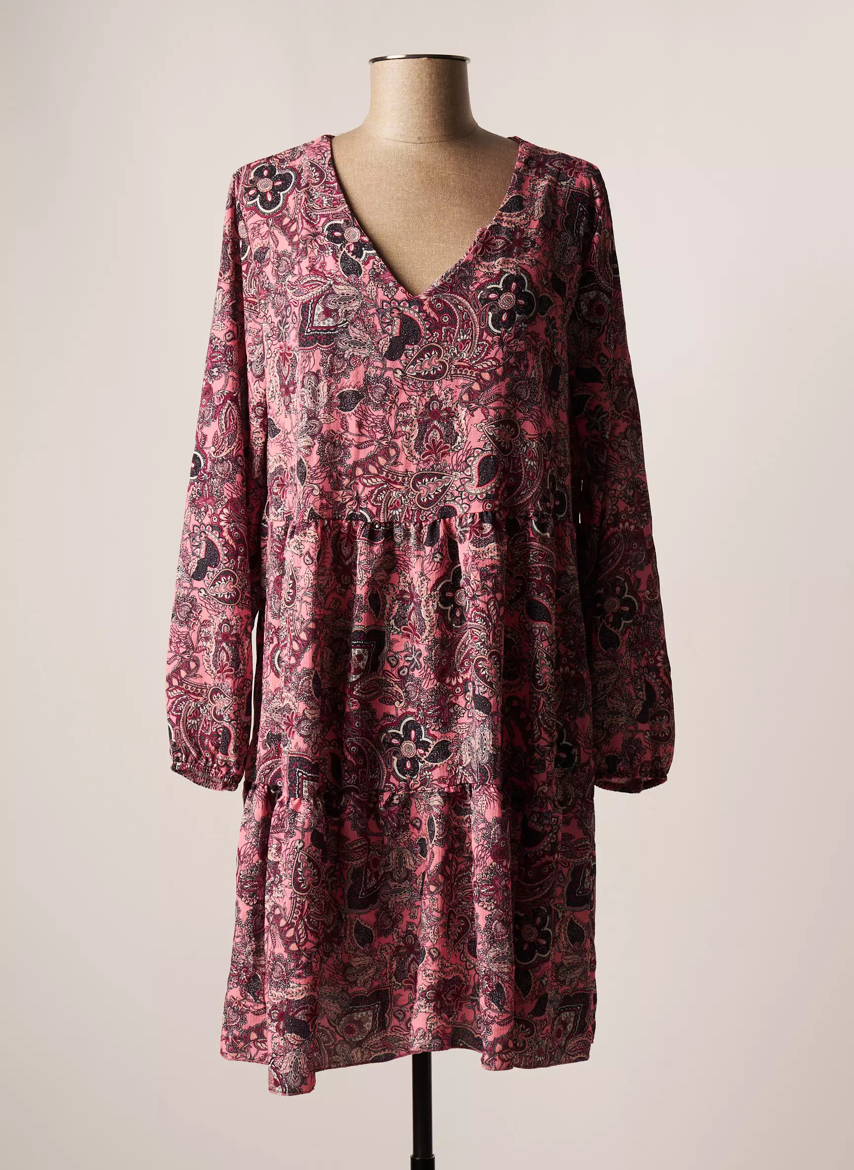 Hailys Robes Courtes Femme couleur rose