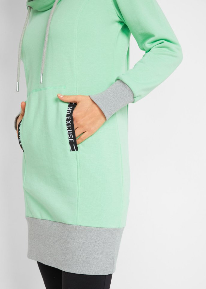 Sweatkleid mit Kängurutasche