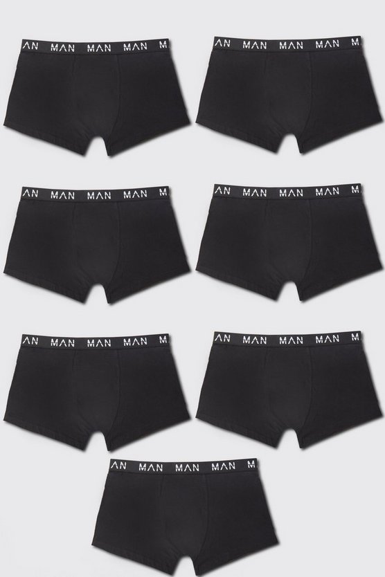 Plus 7er-Pack klassische Man Dash Repeat Boxershorts