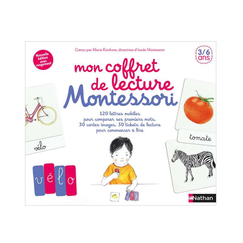 Mon coffret de lecture Montessori - Nathan Jeunesse