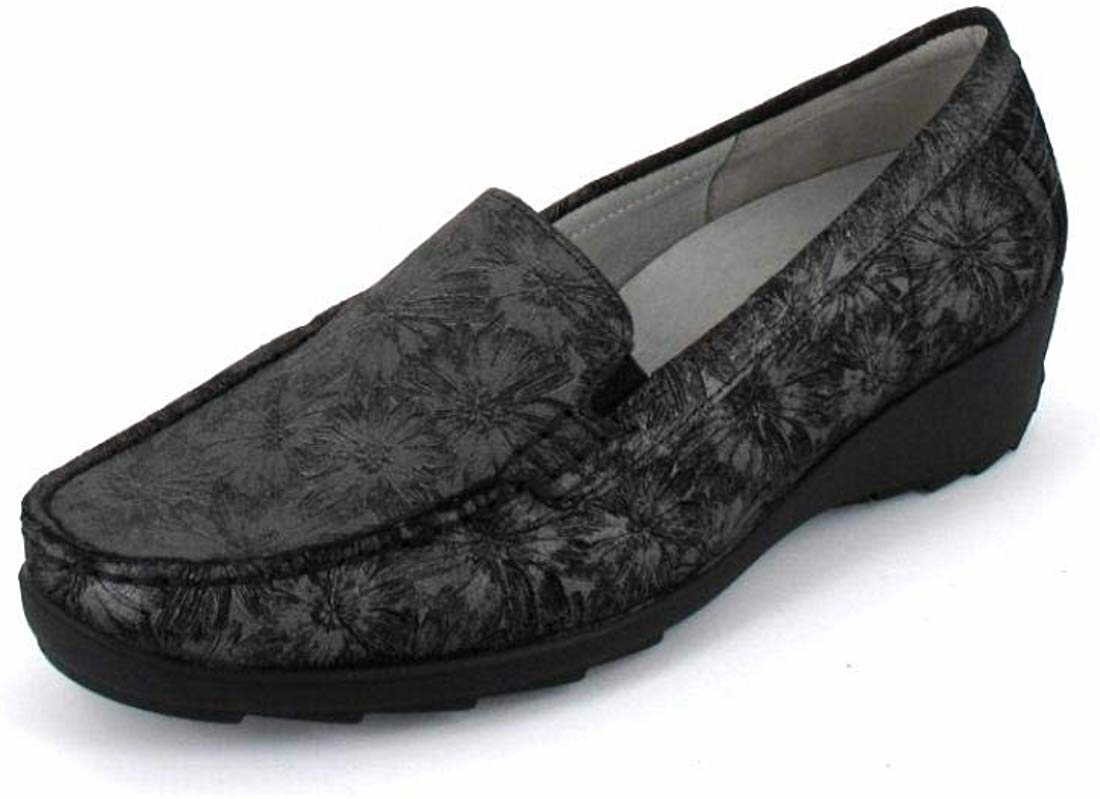 WALDLÄUFER Komfort Slipper schwarz 348502