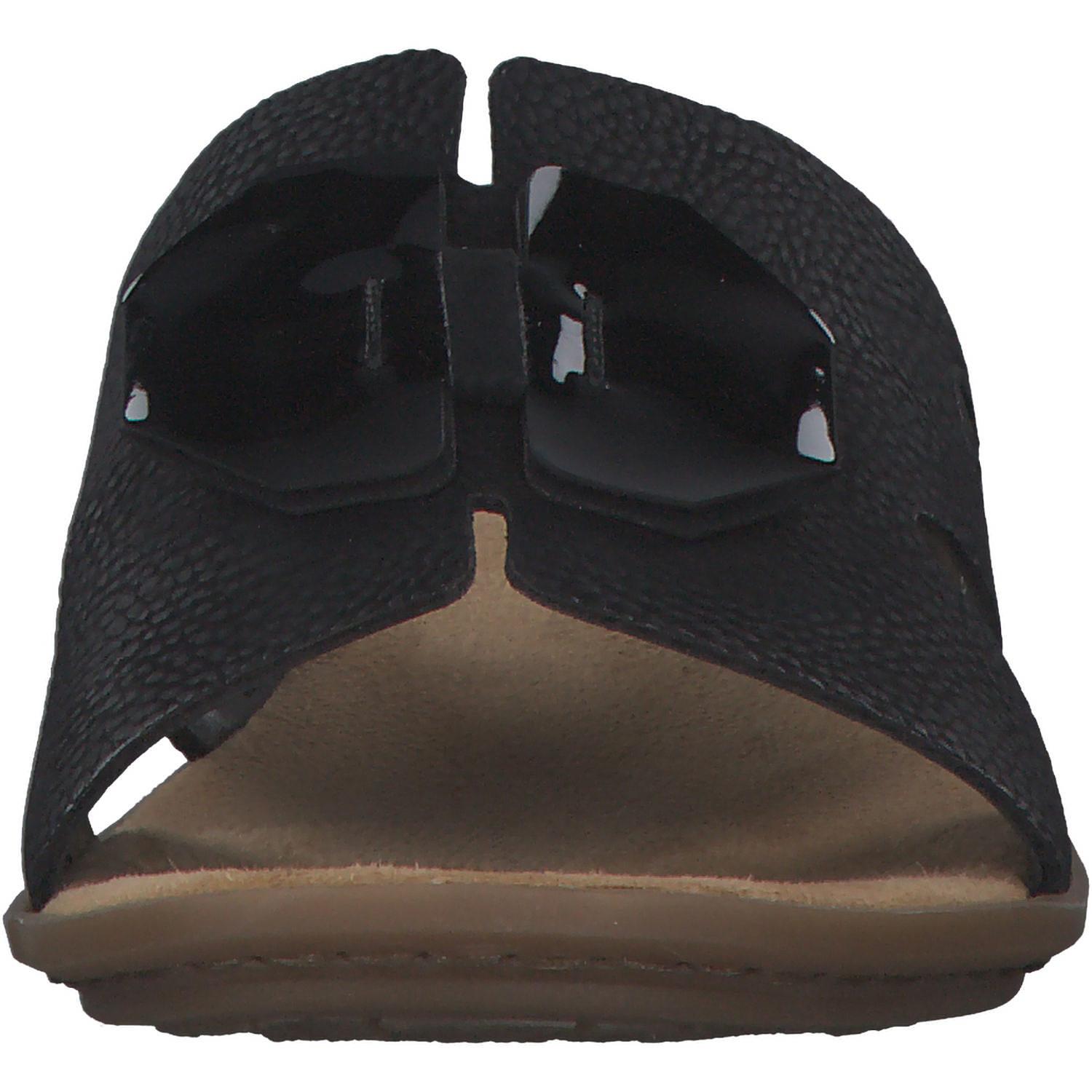 Rieker 63481, Pantoletten, Damen, Schwarz
