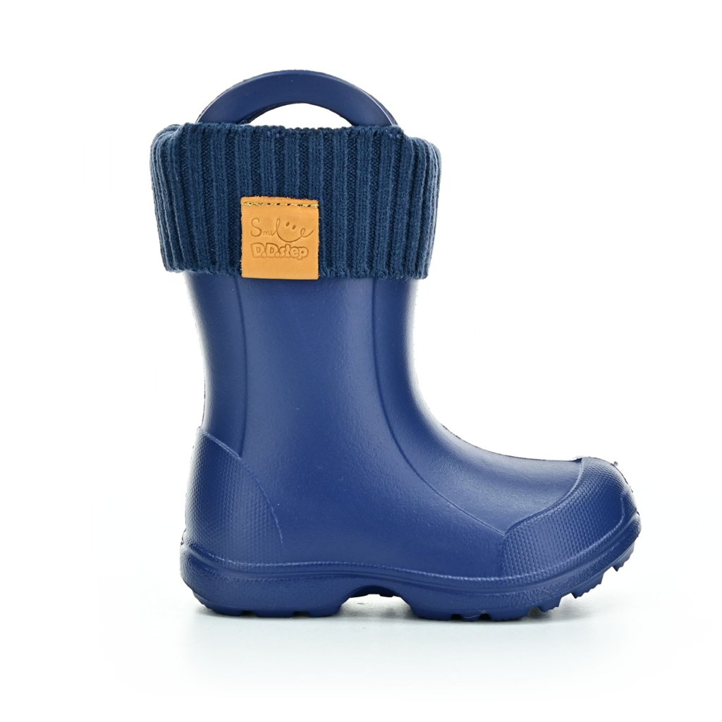 D.D.Step 106-42628 Blue gefütterte Gummistiefel