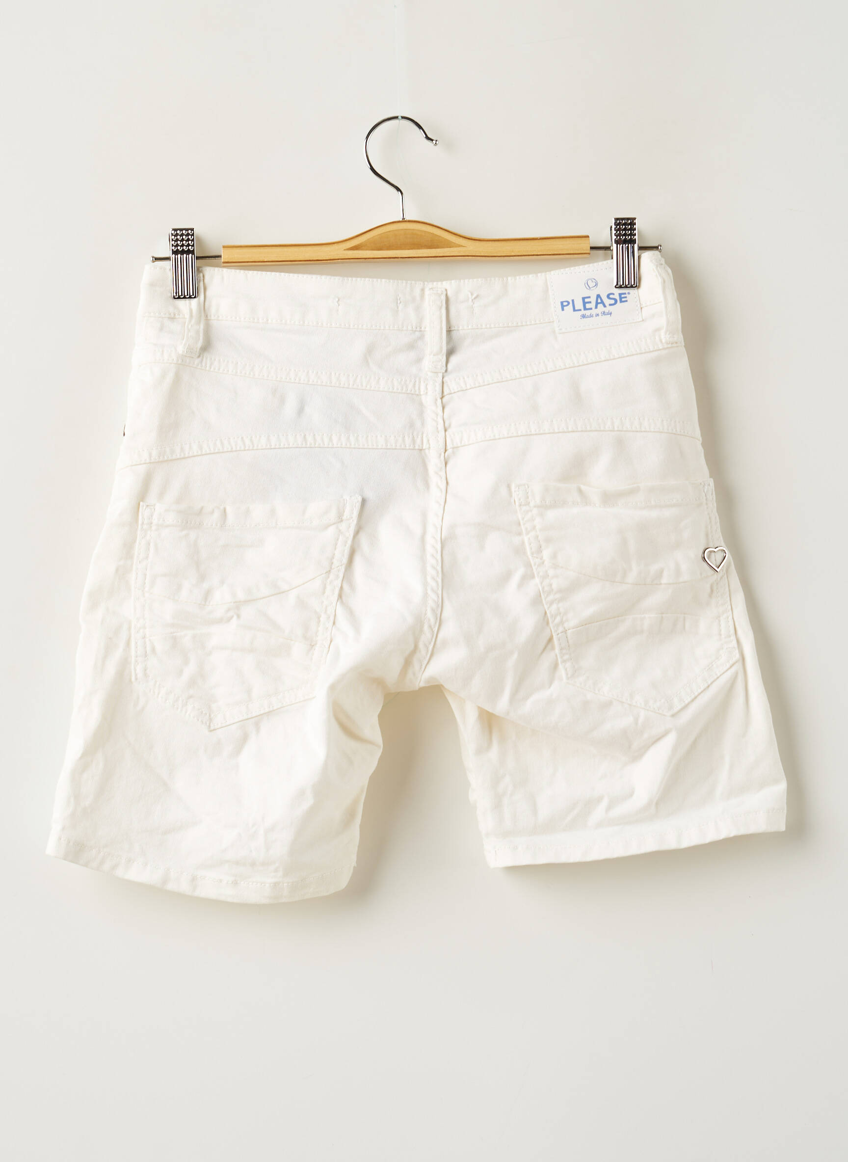 Please Shorts 1 Femme couleur beige