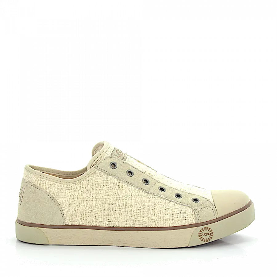 UGG - Sneaker low Lammleder Logo beige - beige