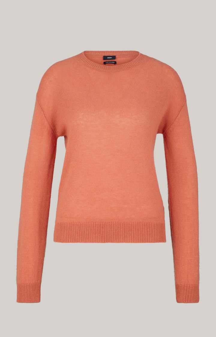 Cashmere-Pullover in Apricot