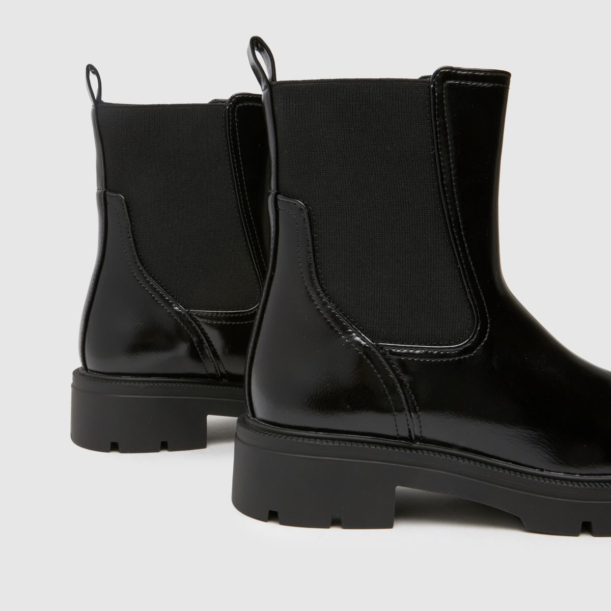 Schuh Alma – Svarta grova chelsea-stövlar