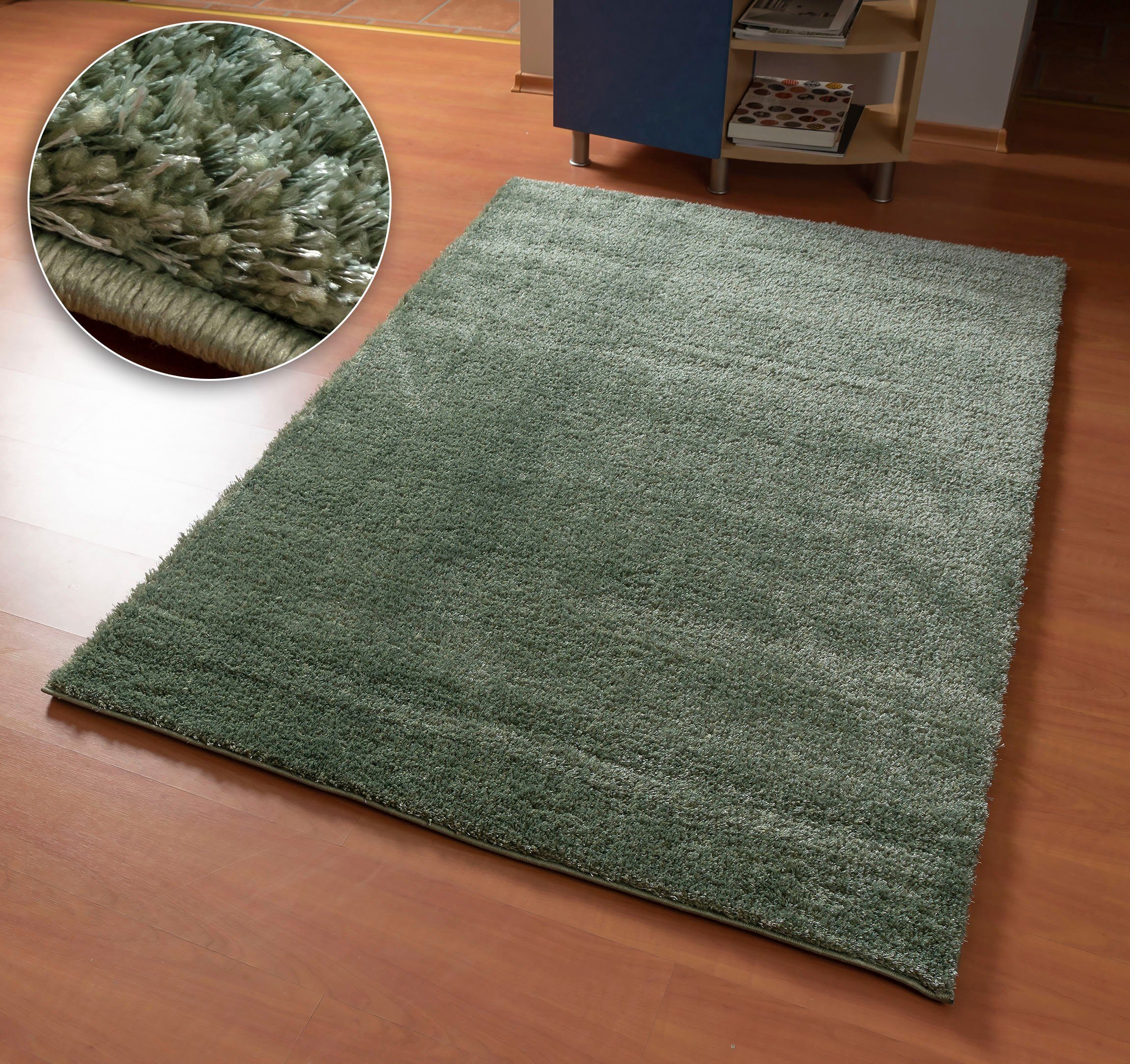 Hochflor-Teppich Cosima, Guido Maria Kretschmer Home&Living, rechteckig, Höhe: 30 mm, Mikrofaser, extra flauschig, weich, pflegeleicht, elegant, Uni