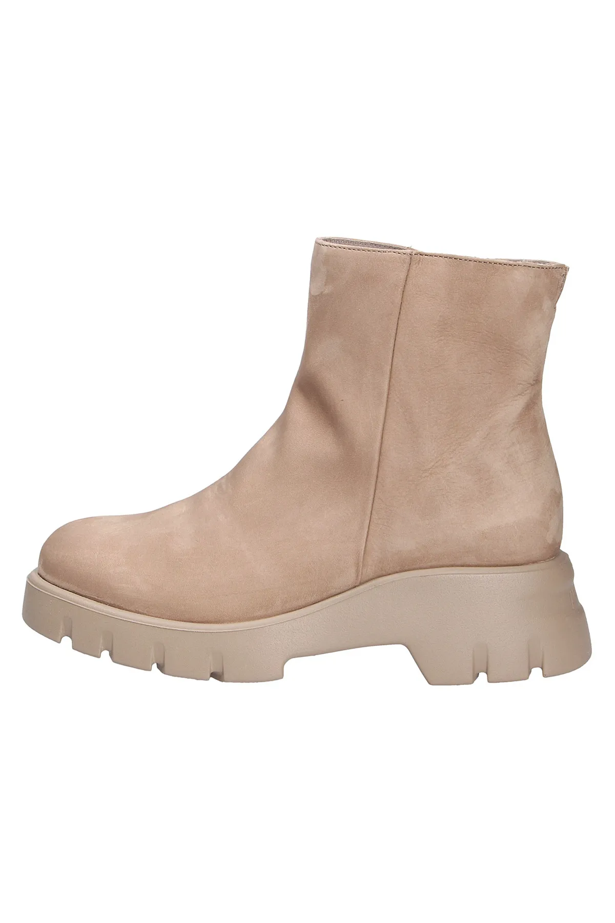 Paul Green  Stiefelette - Beige - Blockabsatz