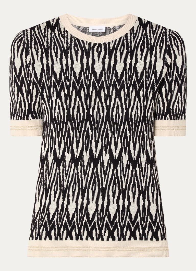 Top stampato a maglia fine Gerry Weber