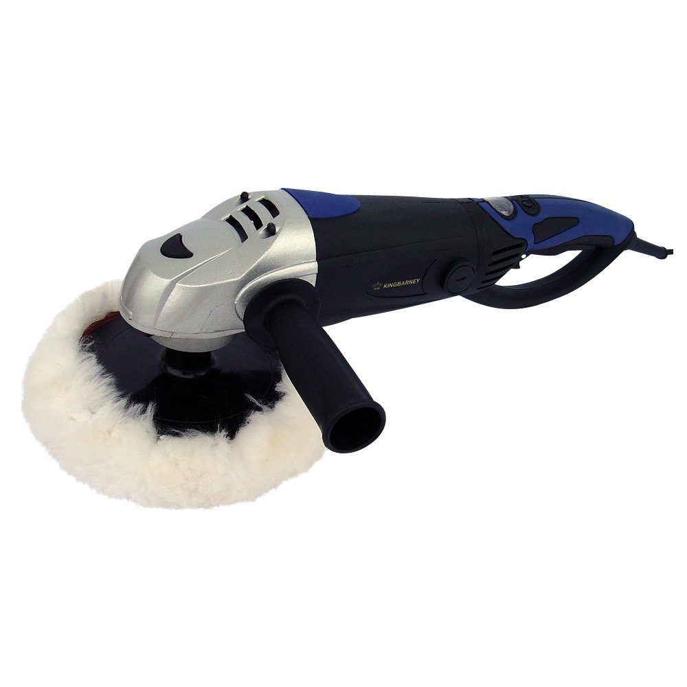 PROMAFIT Rotationspoliermaschine Poliermaschine 1600 Watt (Set 4), 3000 max. U/min, (Set, 4), ohne Akku und Ladegerät, Kabellänge 2m, Drehmoment-Kontrollsystem
