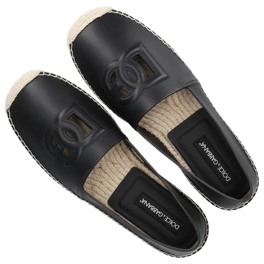 Dolce & Gabbana - Espadrilles 80999 Nappaleder - schwarz
