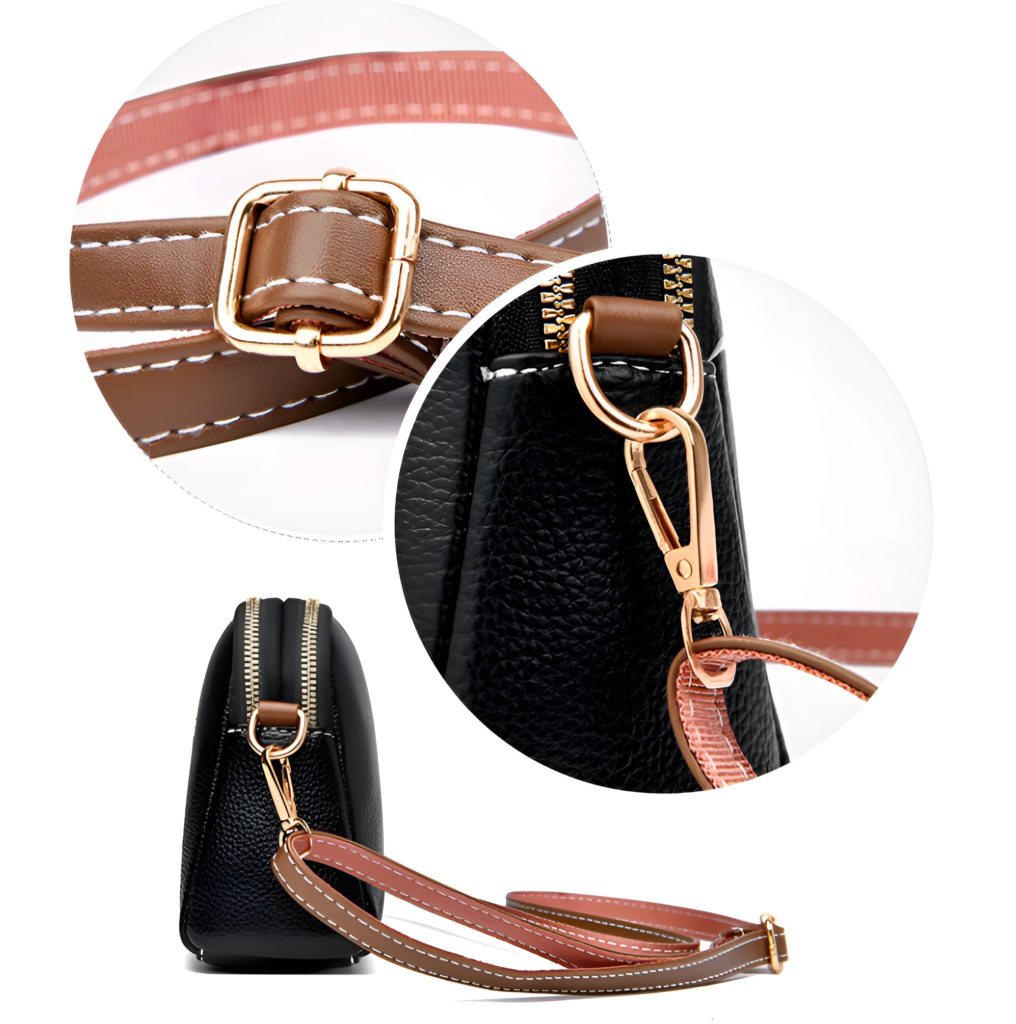 Suzakuin Schultertasche Exquisite Damen Umhängetasche - Stilvoll, Vielseitig und Hochwertig, Schultertasche