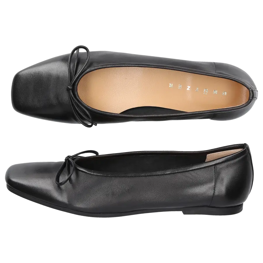 Unützer - Ballerinas 938000 Nappaleder - schwarz
