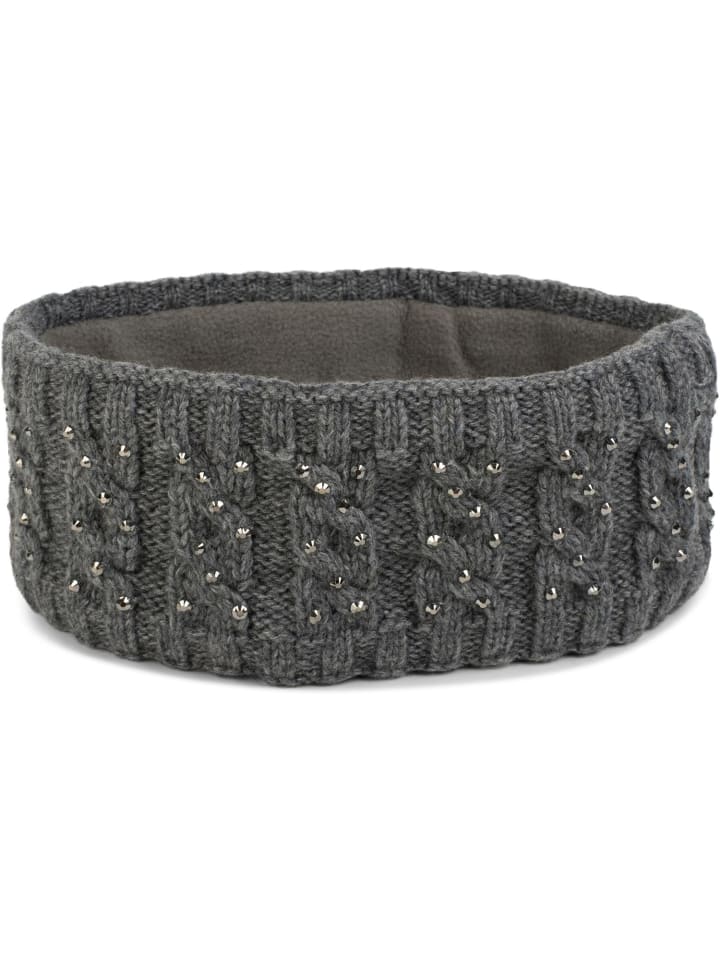 styleBREAKER Strick Stirnband in Grau günstig kaufen onesize