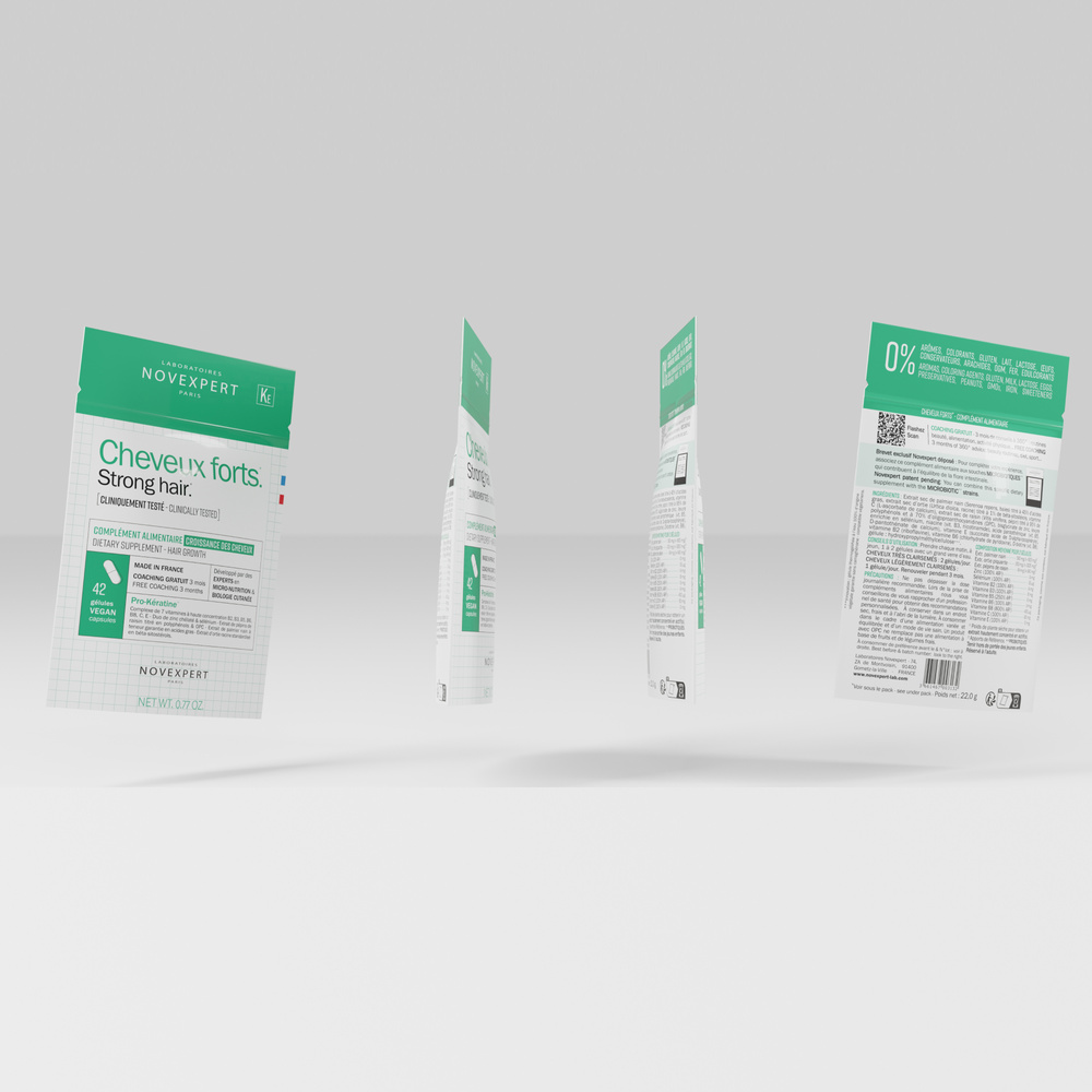 laboratoires novexpert Cheveux forts Compléments alimentaires