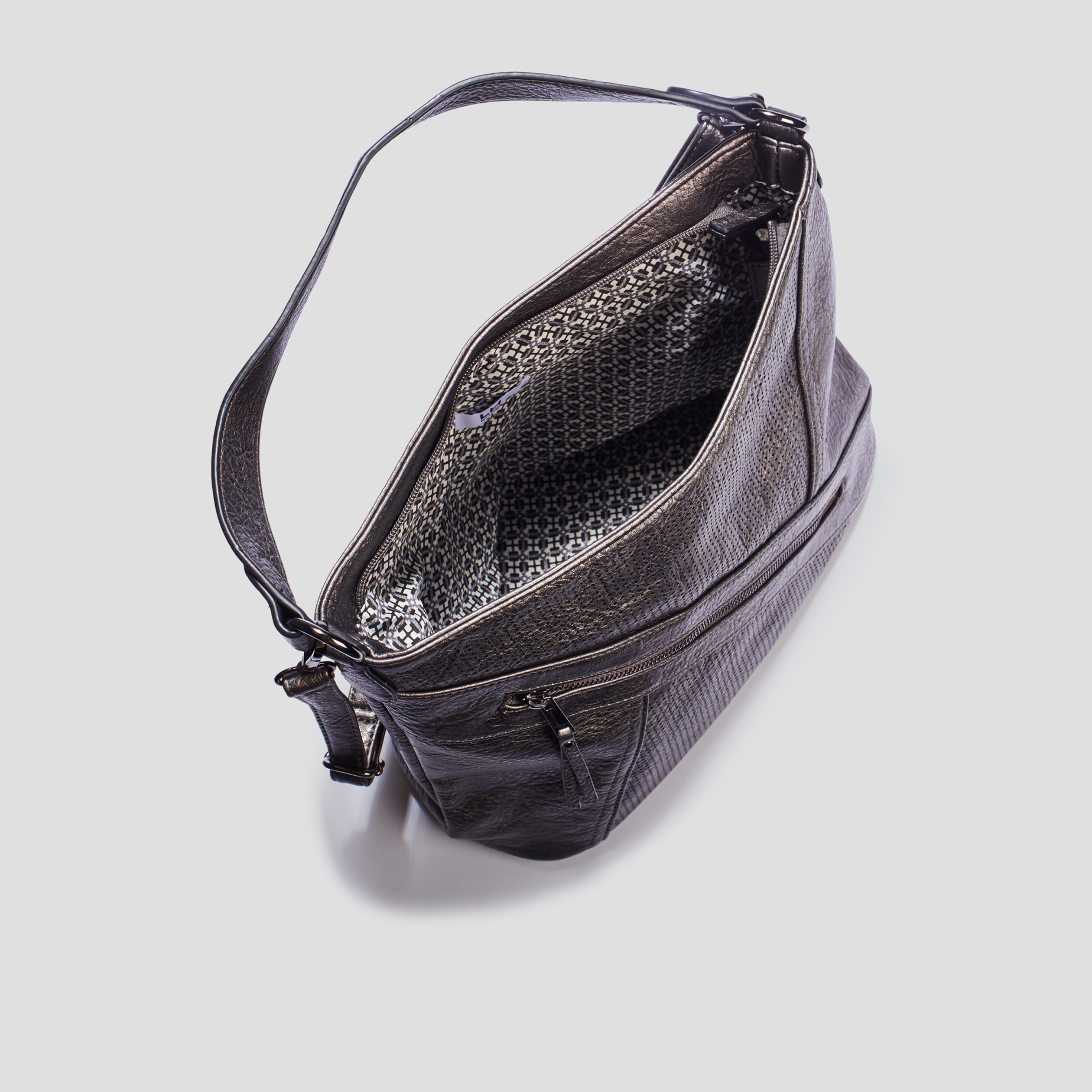 Sac porte épaule gris foncé femme | La Halle