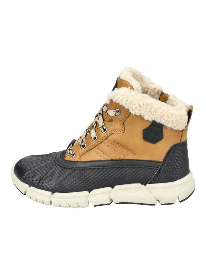Geox Stiefelette in Schwarz/Gelb günstig kaufen