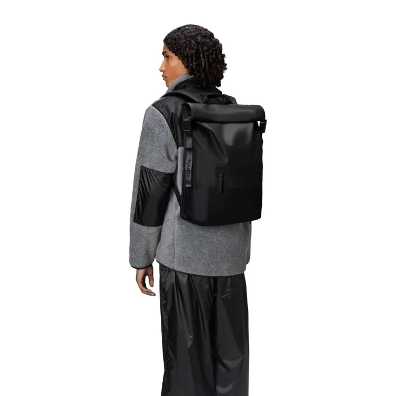 Rains Trail Rolltop Backpack W3 - Black