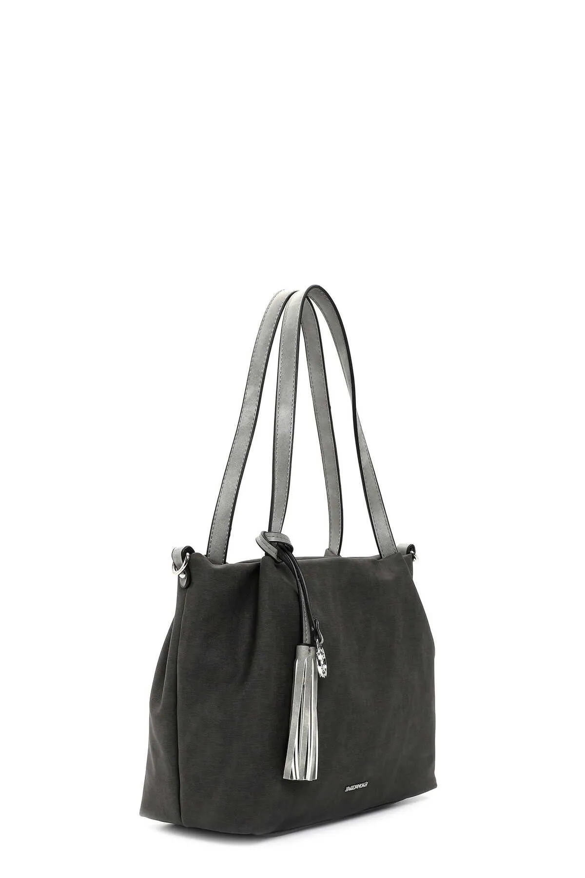 Emily & Noah  Handtasche - Grau - Unifarben