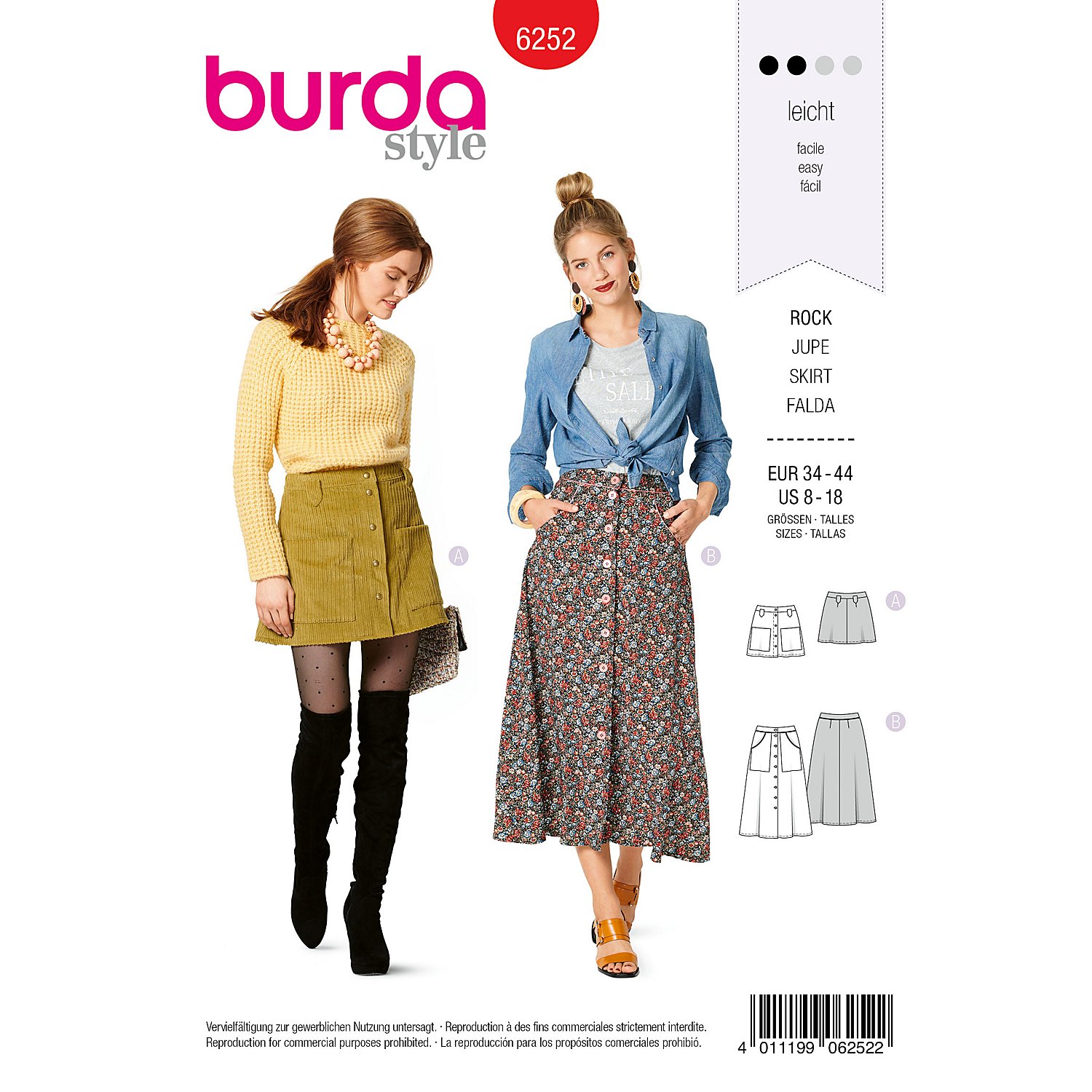 burda Schnitt 6252 